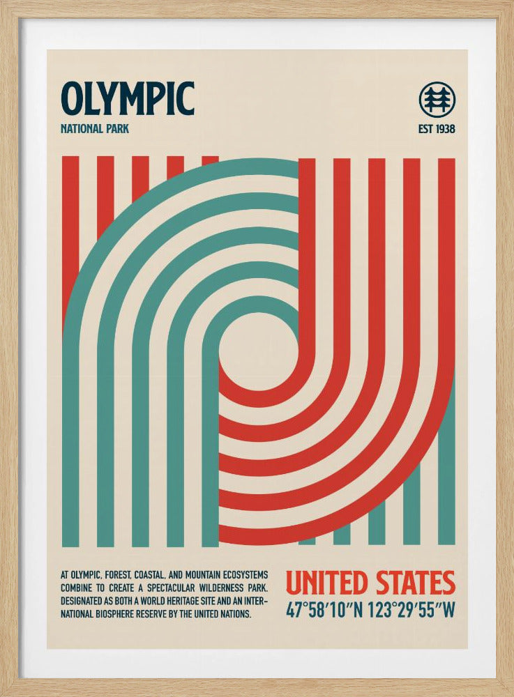 Olympic Nationalpark Reiseposter | Poster