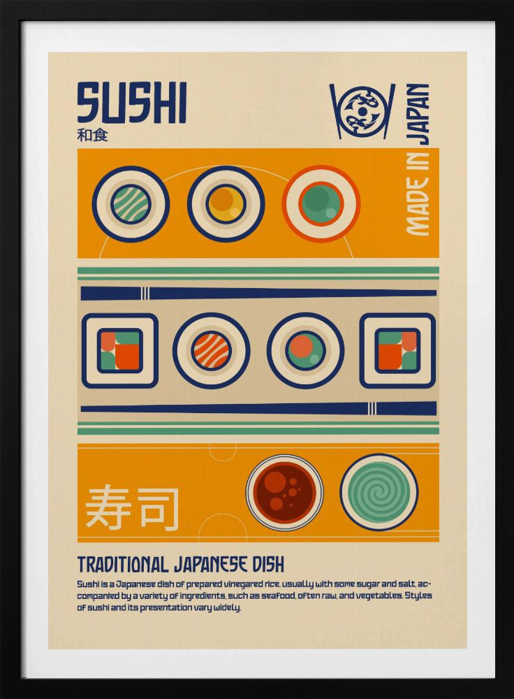 Sushi Poster | Japanisches Essen | Poster