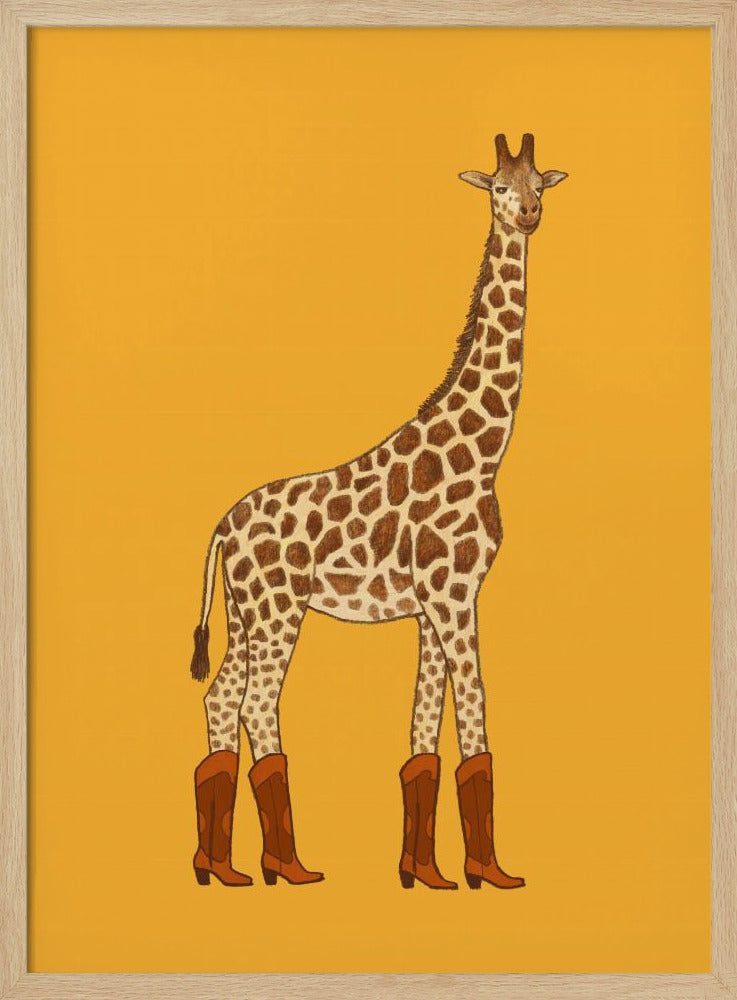 Jolene, die Cowgirl-Giraffe | Poster