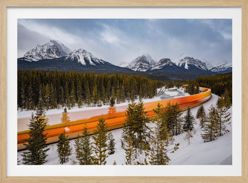 Morant's Curve im Winter | Poster