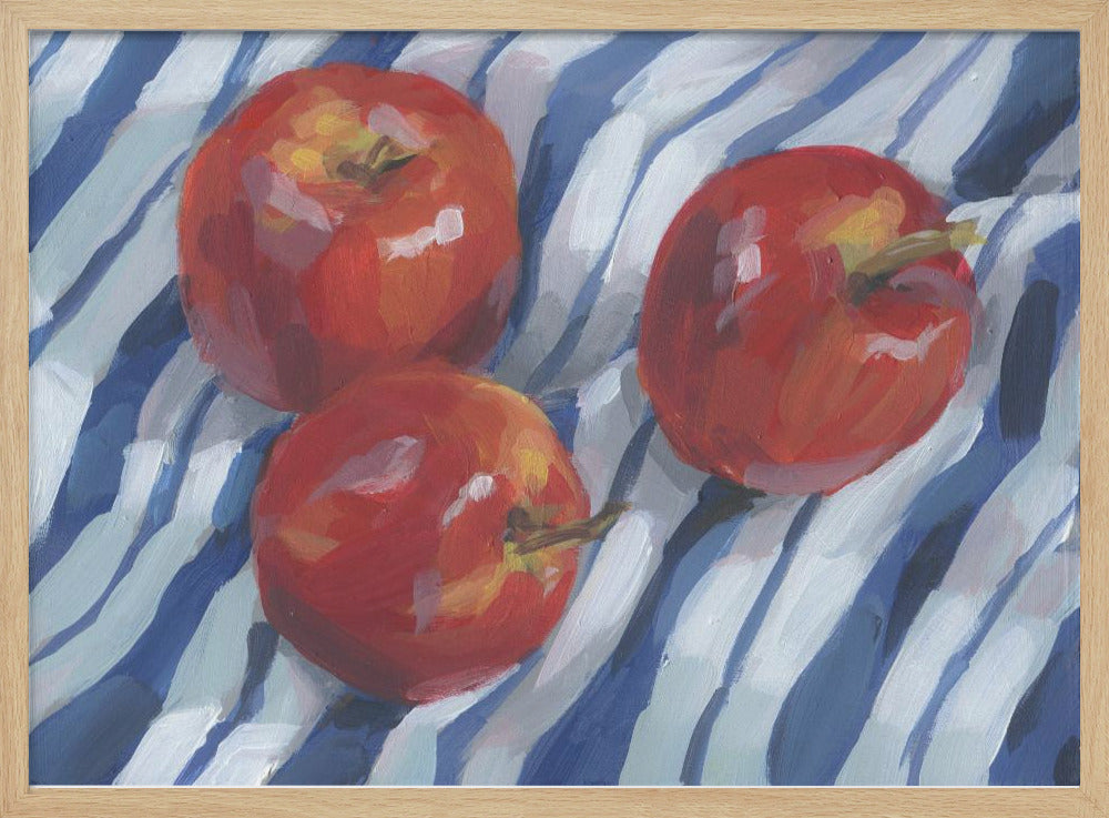 Three Red Apples | Poster