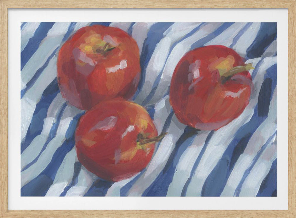 Three Red Apples | Poster
