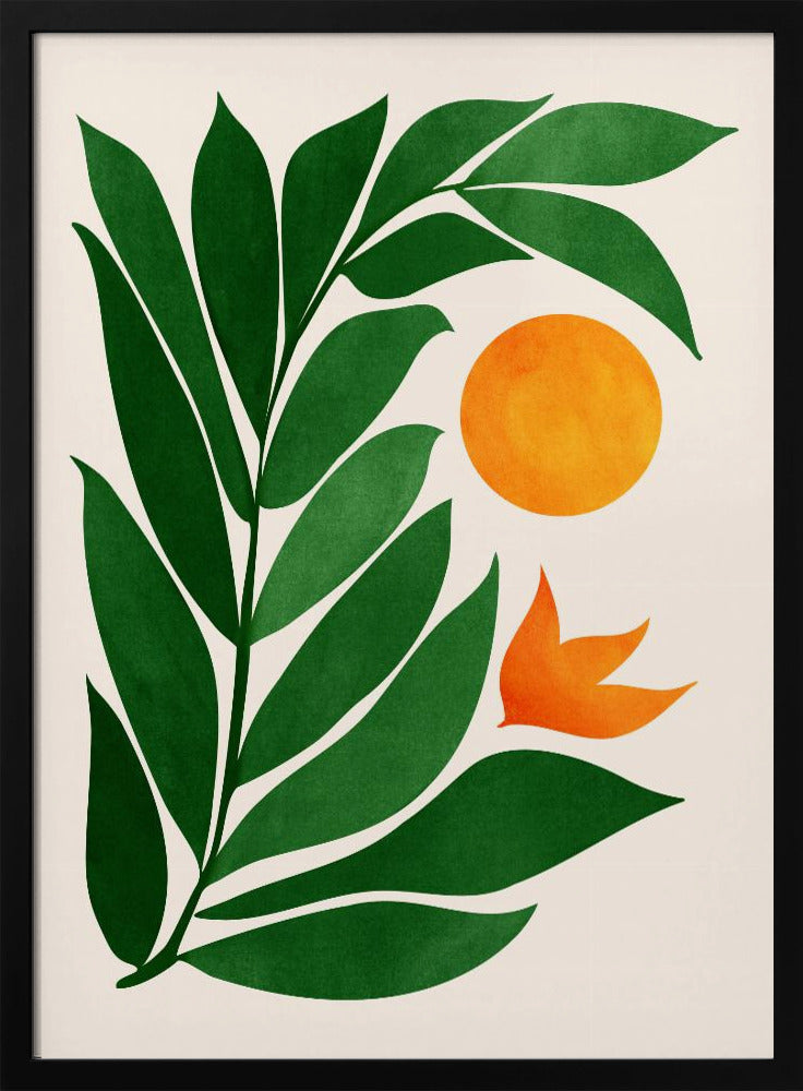 Sonnenuntergang im tropischen Wald | Poster