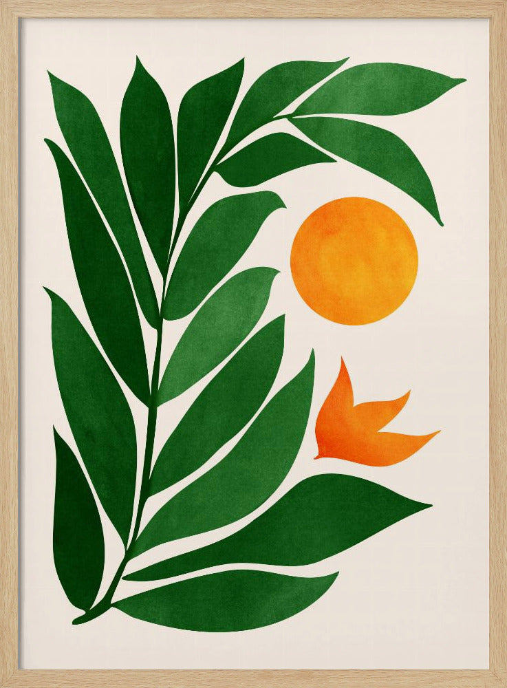 Sonnenuntergang im tropischen Wald | Poster