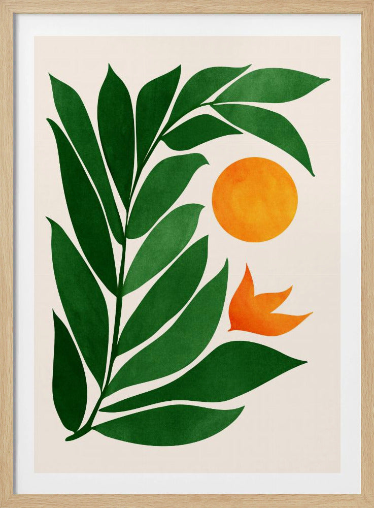 Sonnenuntergang im tropischen Wald | Poster