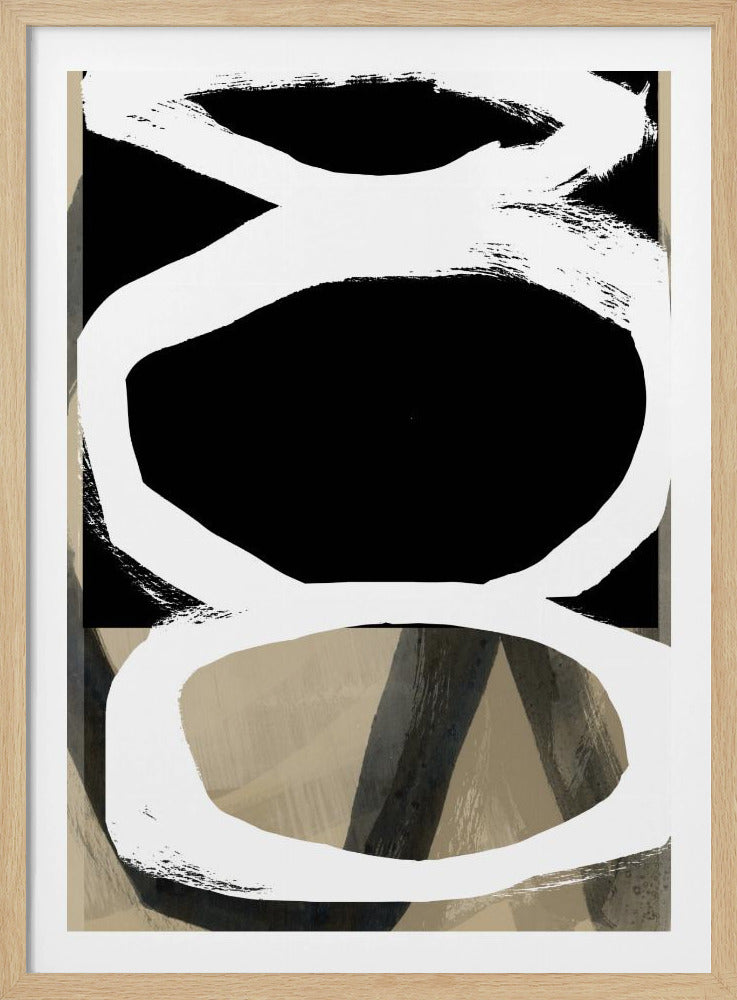 Fettes Schwarz auf Weiß Nr. 4 | Poster