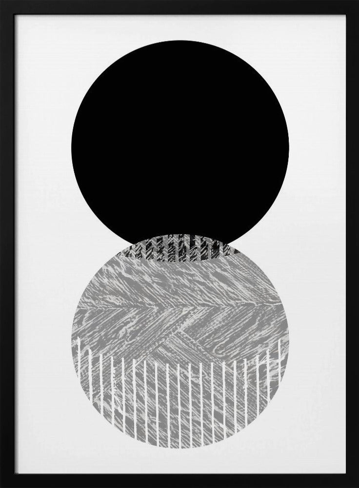 Schwarz-Graue Punkte Bauhaus Nr. 2 | Poster
