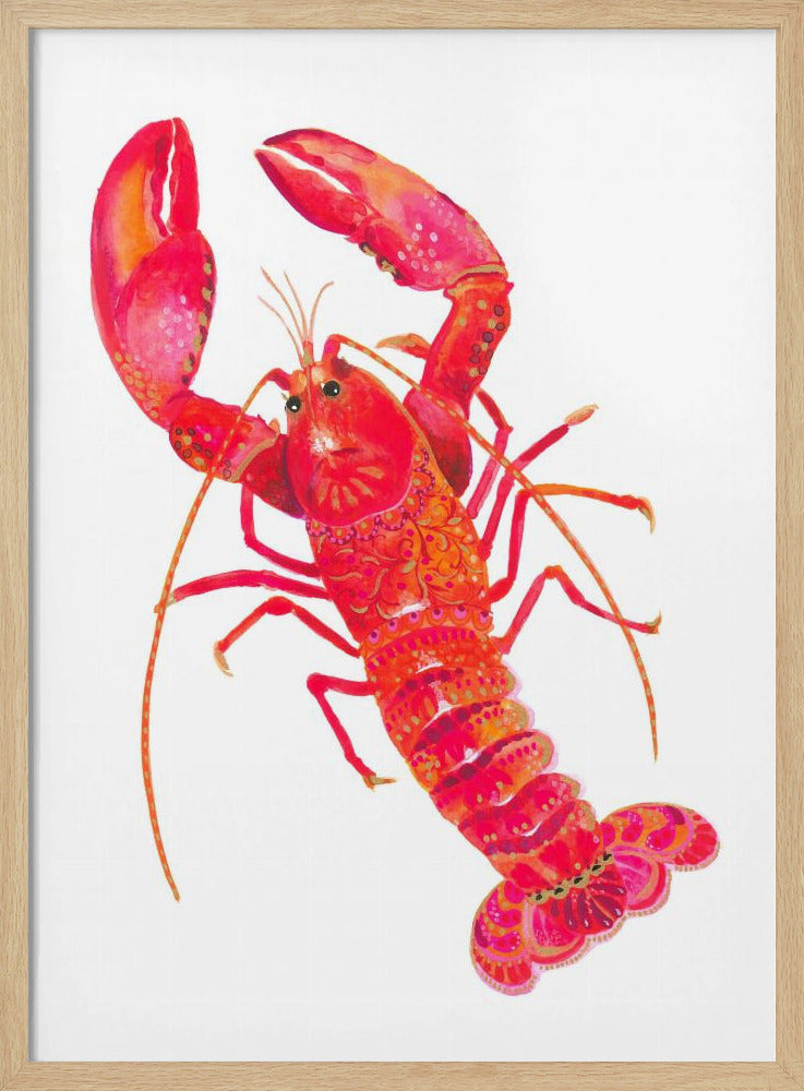 Gemusterter Hummer | Poster