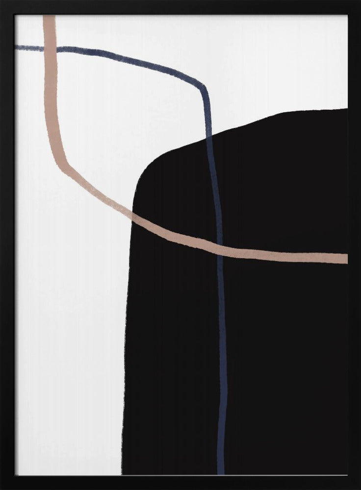 Harmonie geschwungener Linien | Poster