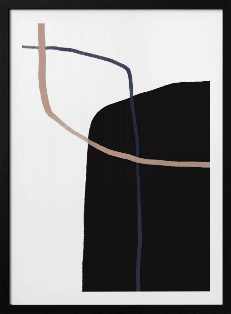 Harmonie geschwungener Linien | Poster