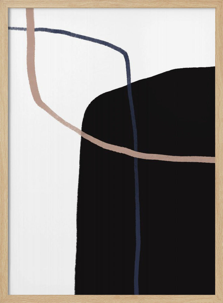 Harmonie geschwungener Linien | Poster