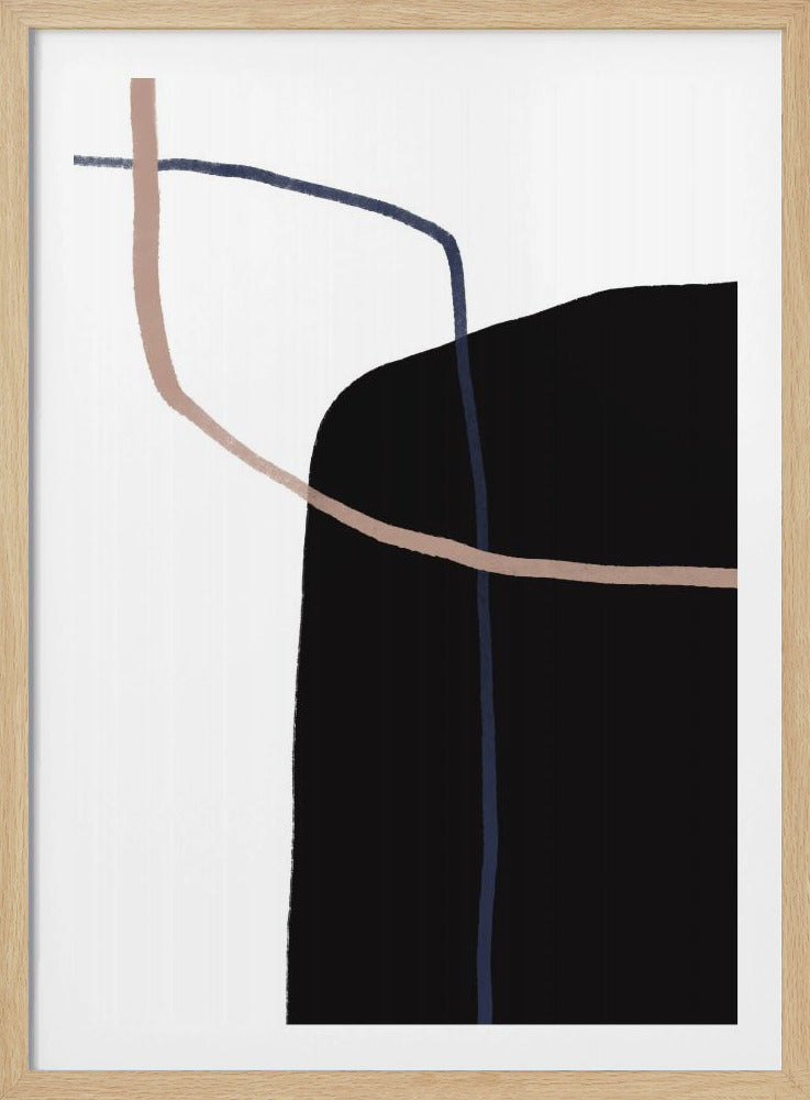 Harmonie geschwungener Linien | Poster