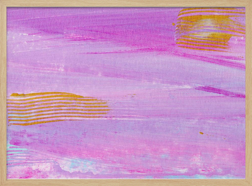 Bunte Striche Horizontal | Poster