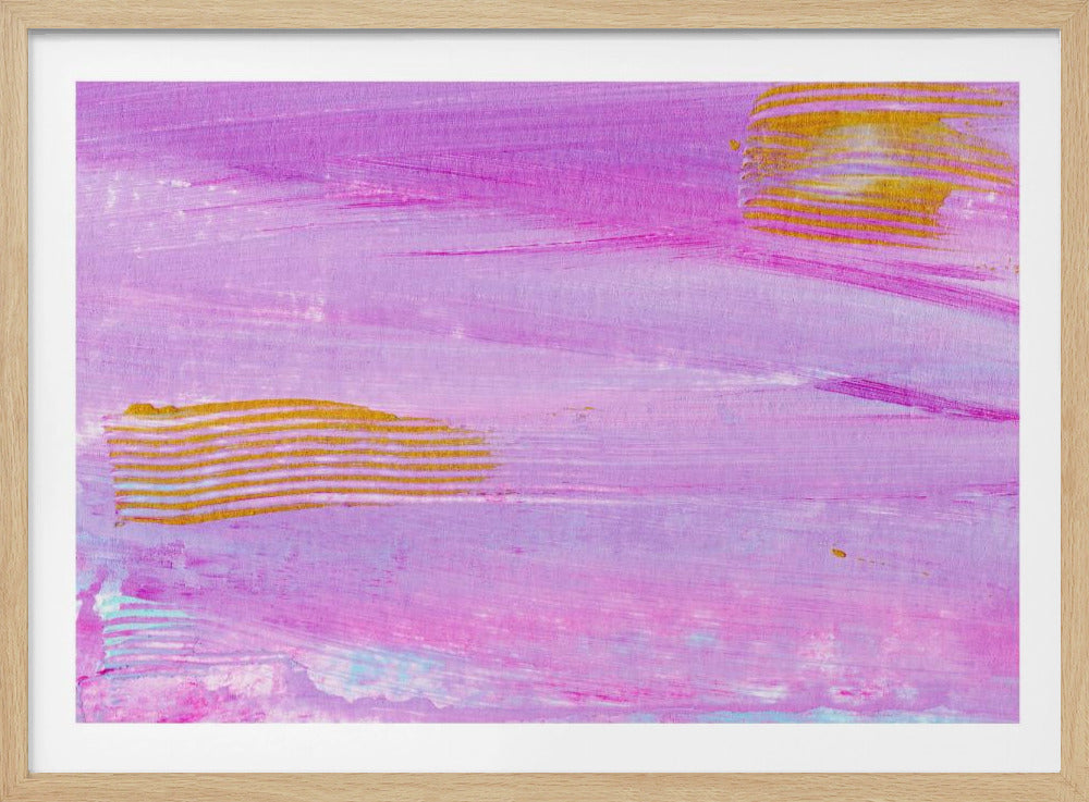Bunte Striche Horizontal | Poster