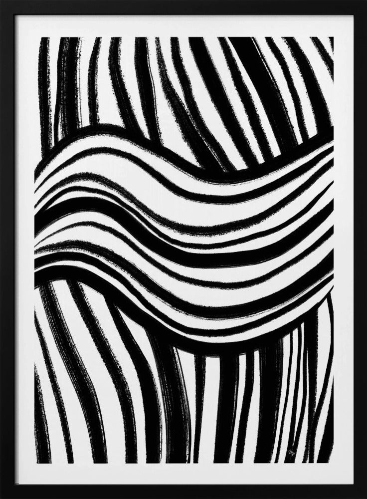 Welle der Streifen | Poster