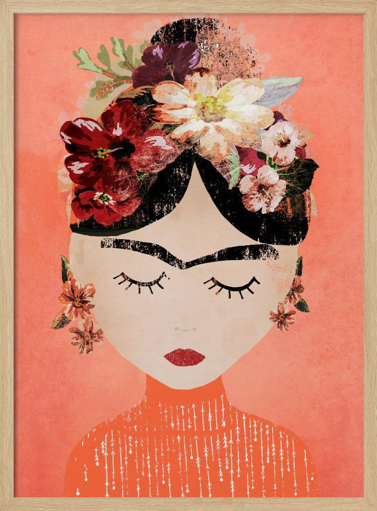 Frida (Pfirsich) | Poster