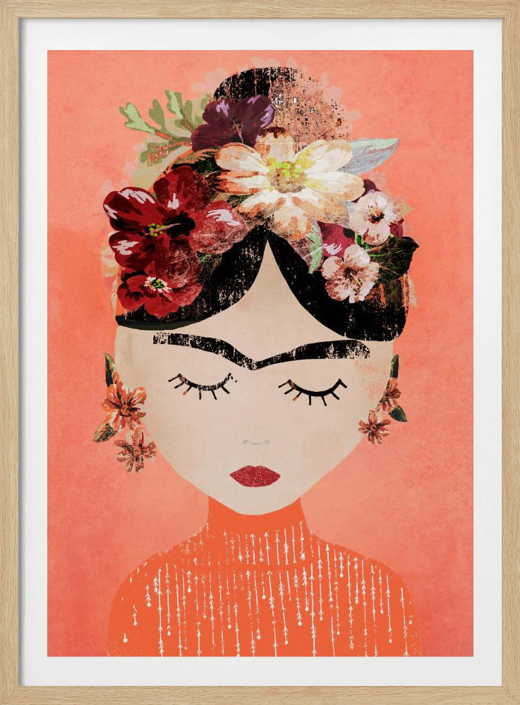 Frida (Pfirsich) | Poster