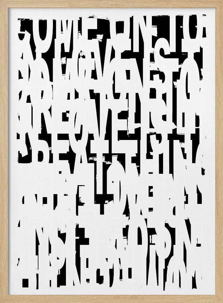 Typography No1 | Poster