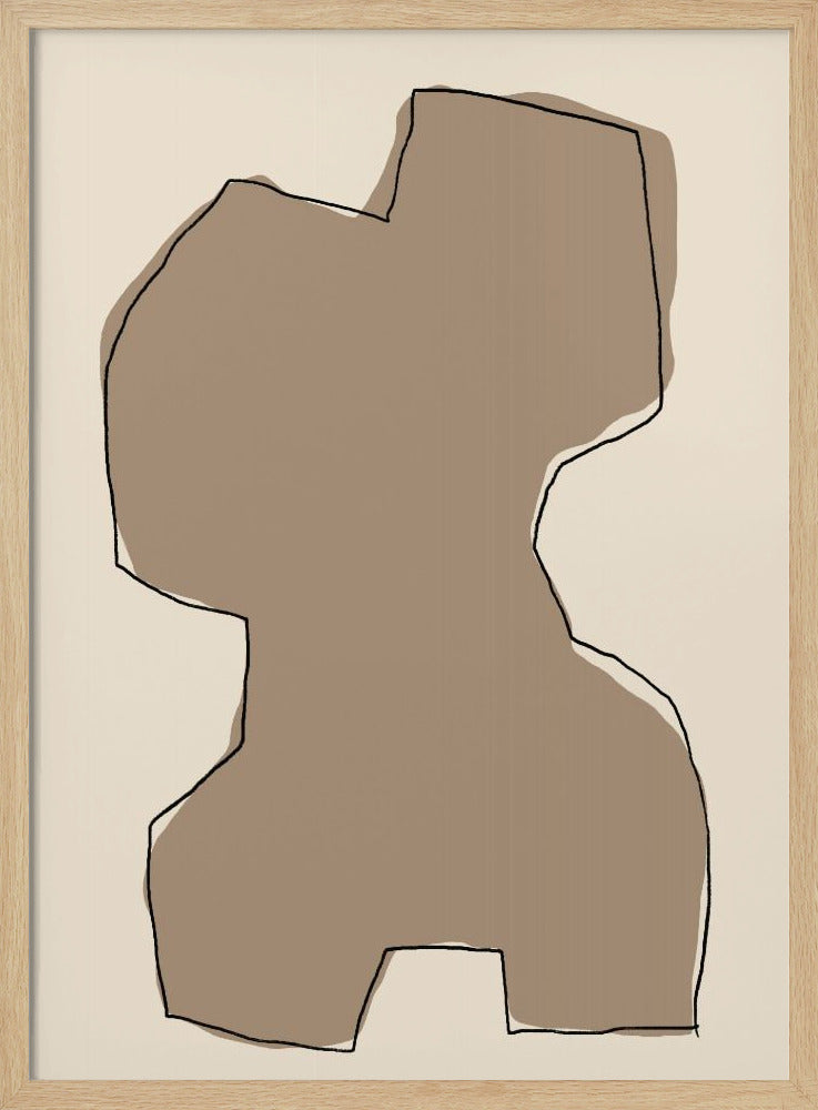 Abstrakte Silhouette | Poster