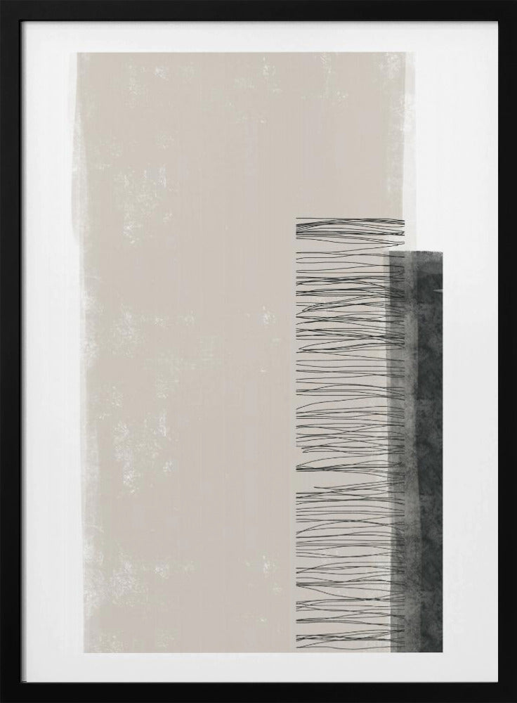 Monochromatische Palette mit vertikalen Linien | Poster