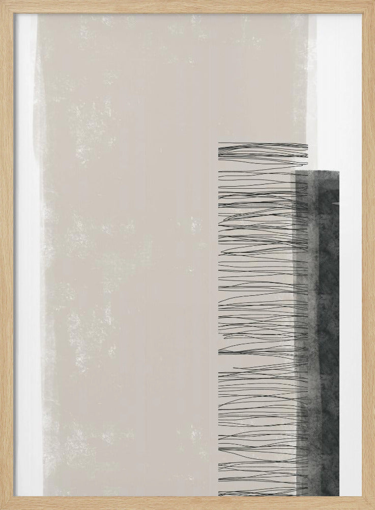 Monochromatische Palette mit vertikalen Linien | Poster