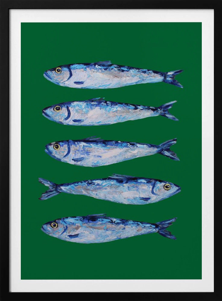 Sardinen Waldgrün | Poster