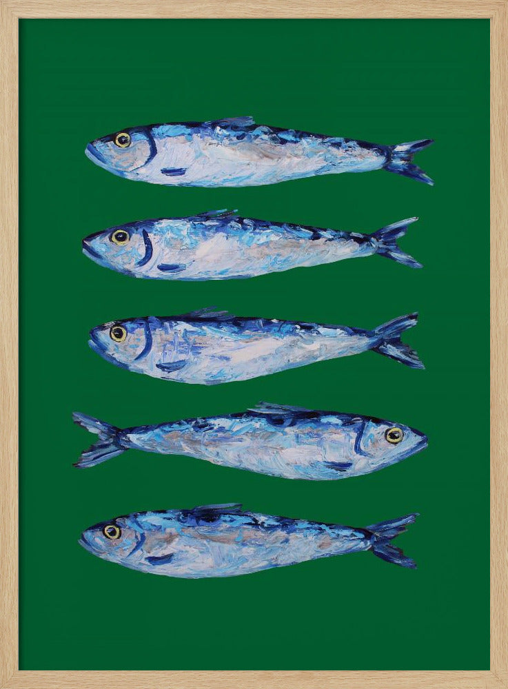 Sardinen Waldgrün | Poster