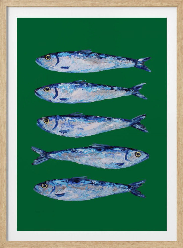 Sardinen Waldgrün | Poster
