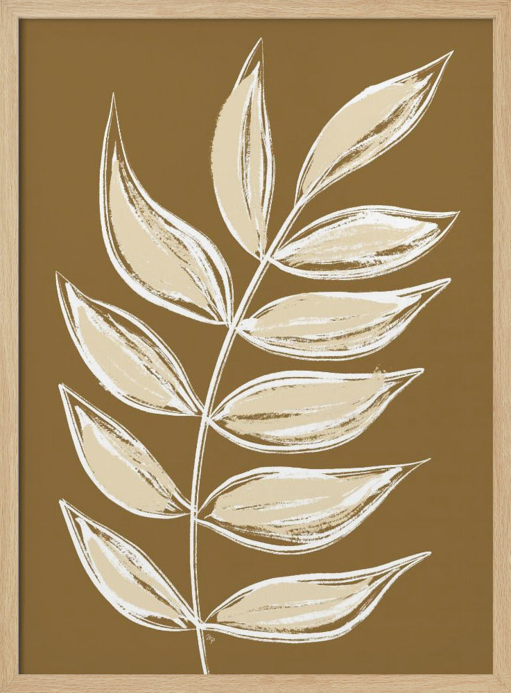 Braune Blätter | Poster