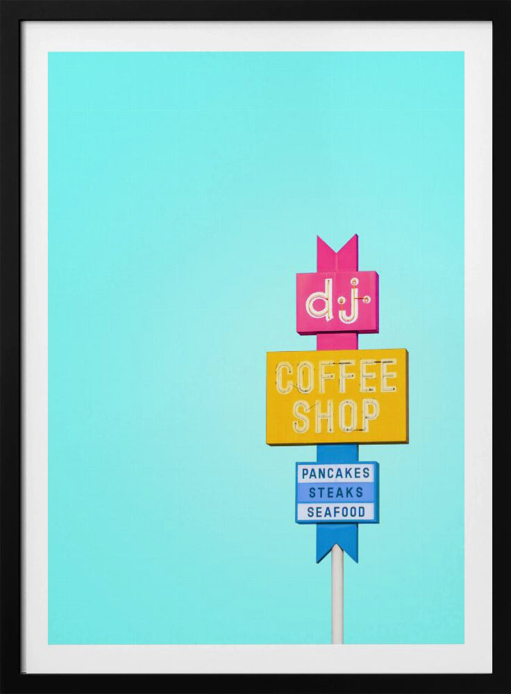 DJ Coffeeshop Schild | Poster