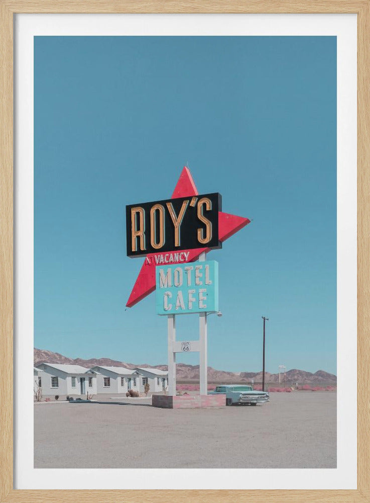 Roy's Motel Cafe Retro Schild | Poster