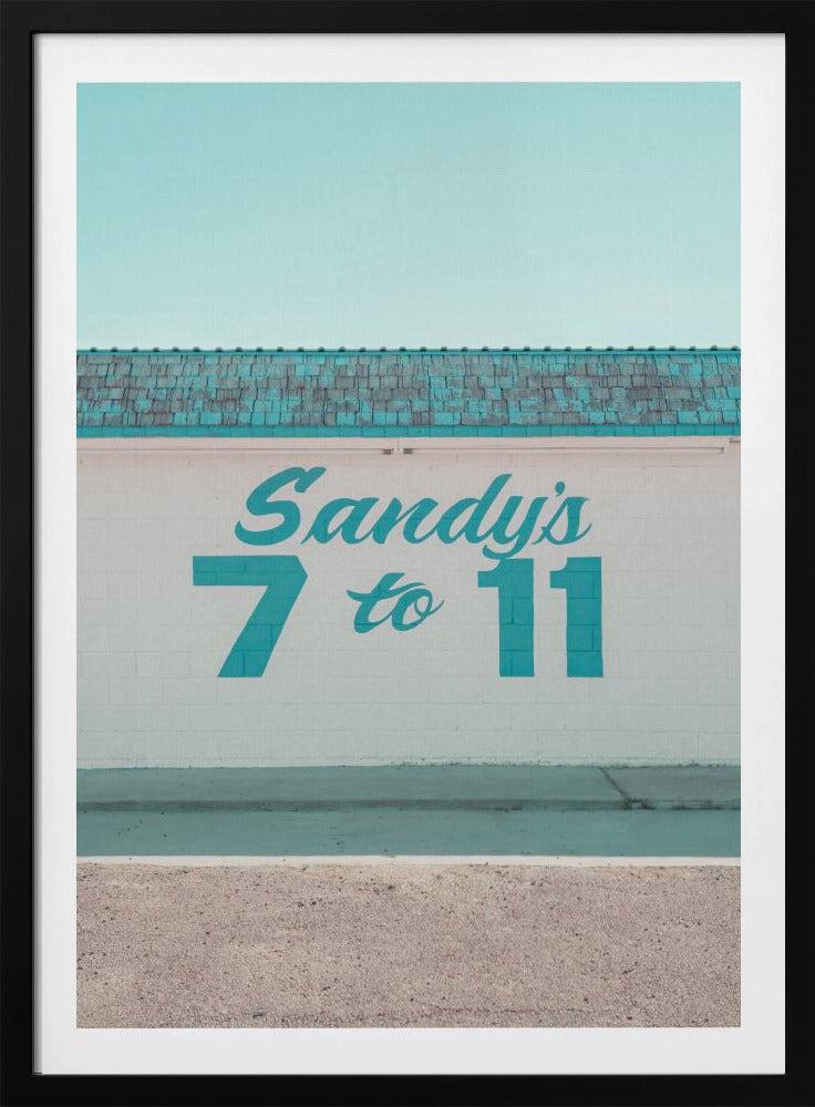 Sandys 7 bis 11 in Marfa, Texas | Poster