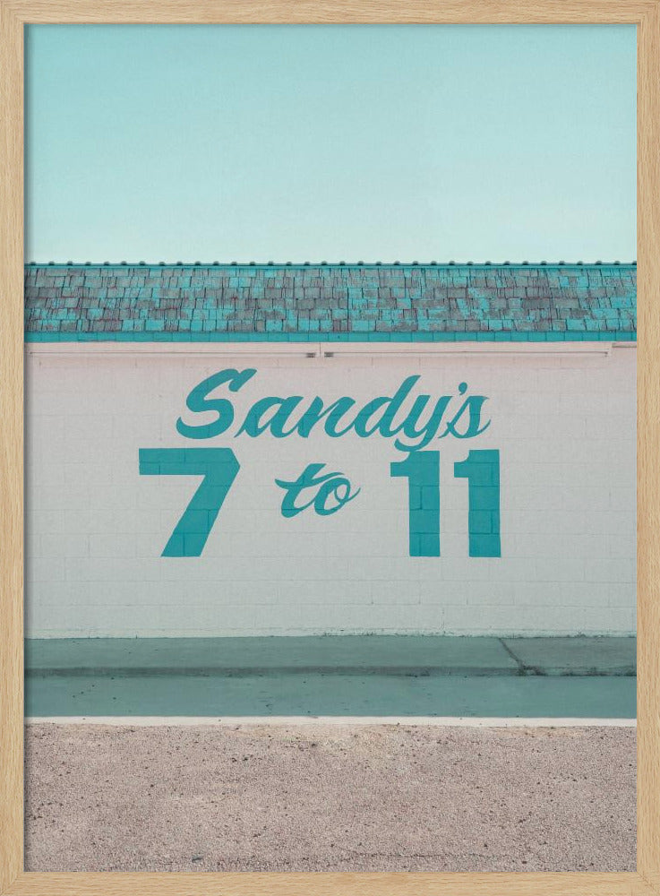 Sandys 7 bis 11 in Marfa, Texas | Poster
