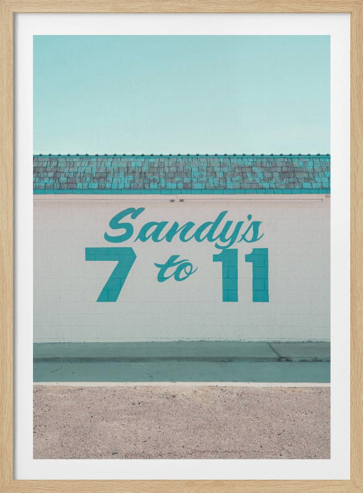 Sandys 7 bis 11 in Marfa, Texas | Poster