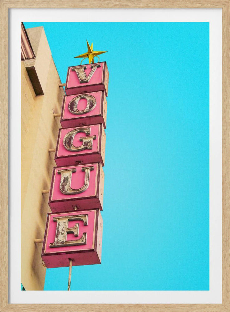 Vogue Theaterschild in Hollywood | Poster
