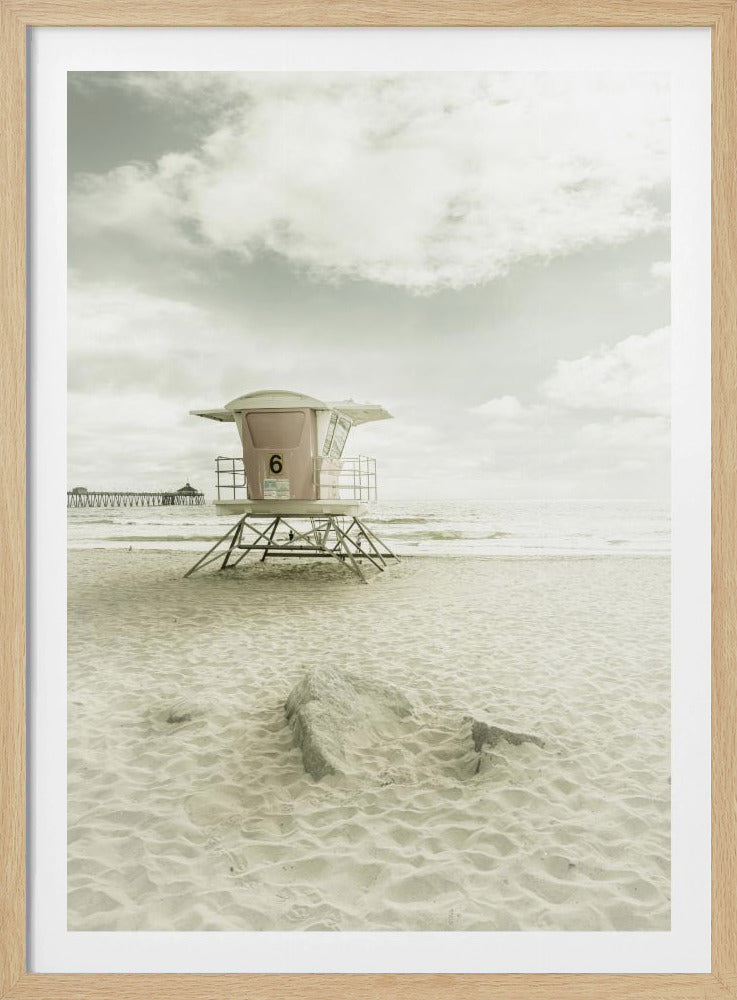 Kalifornien Vintage Imperial Beach | Poster