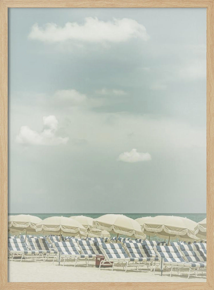 Vintage Strandszene | Poster