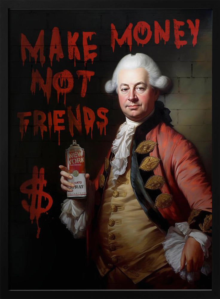 Make Money Not Friends | Poster