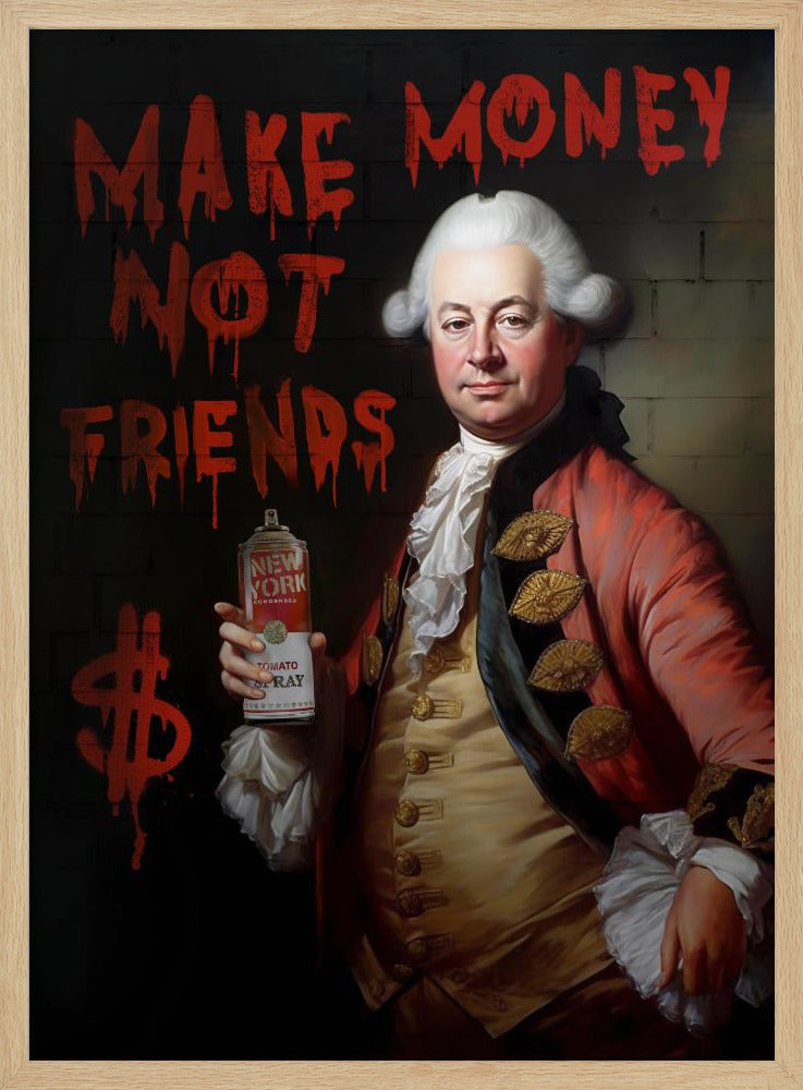 Make Money Not Friends | Poster
