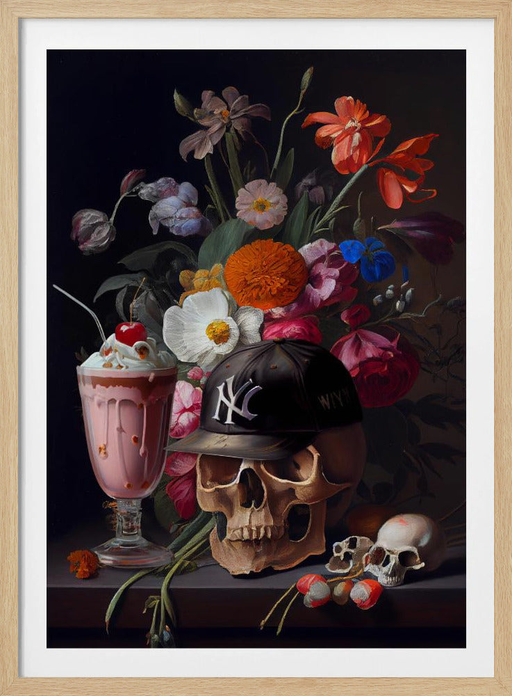 Skull Still Life | Poster