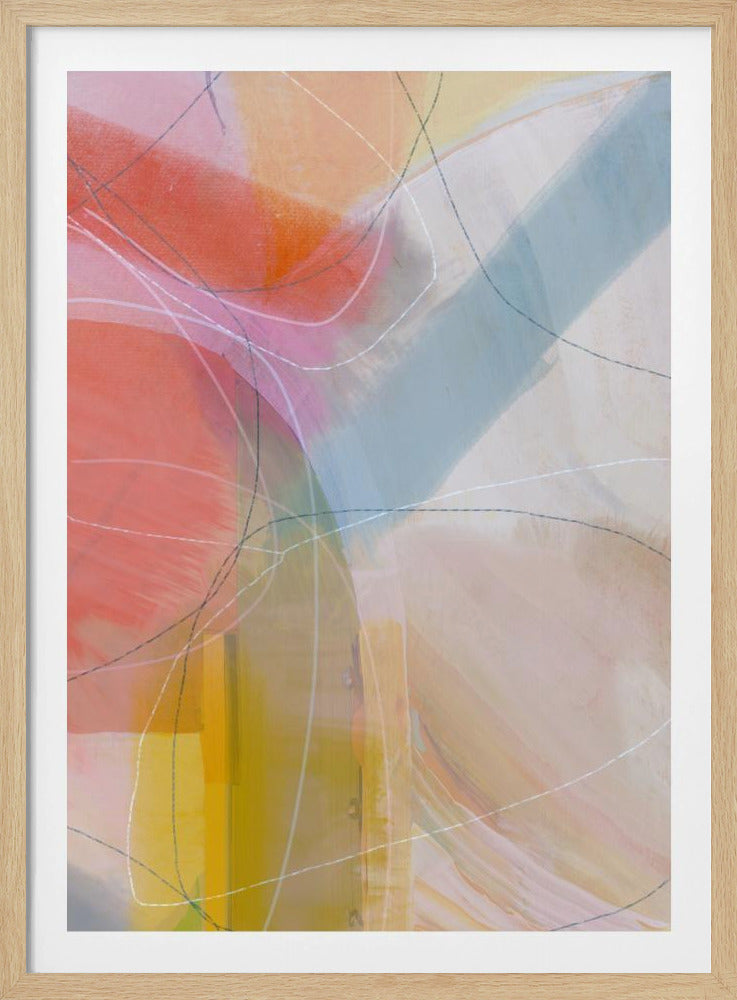 Weiche abstrakte Formen 1 | Poster