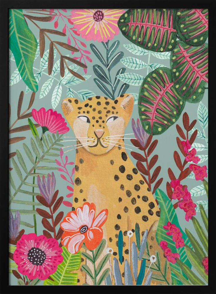 Leopard im Dschungel | Poster