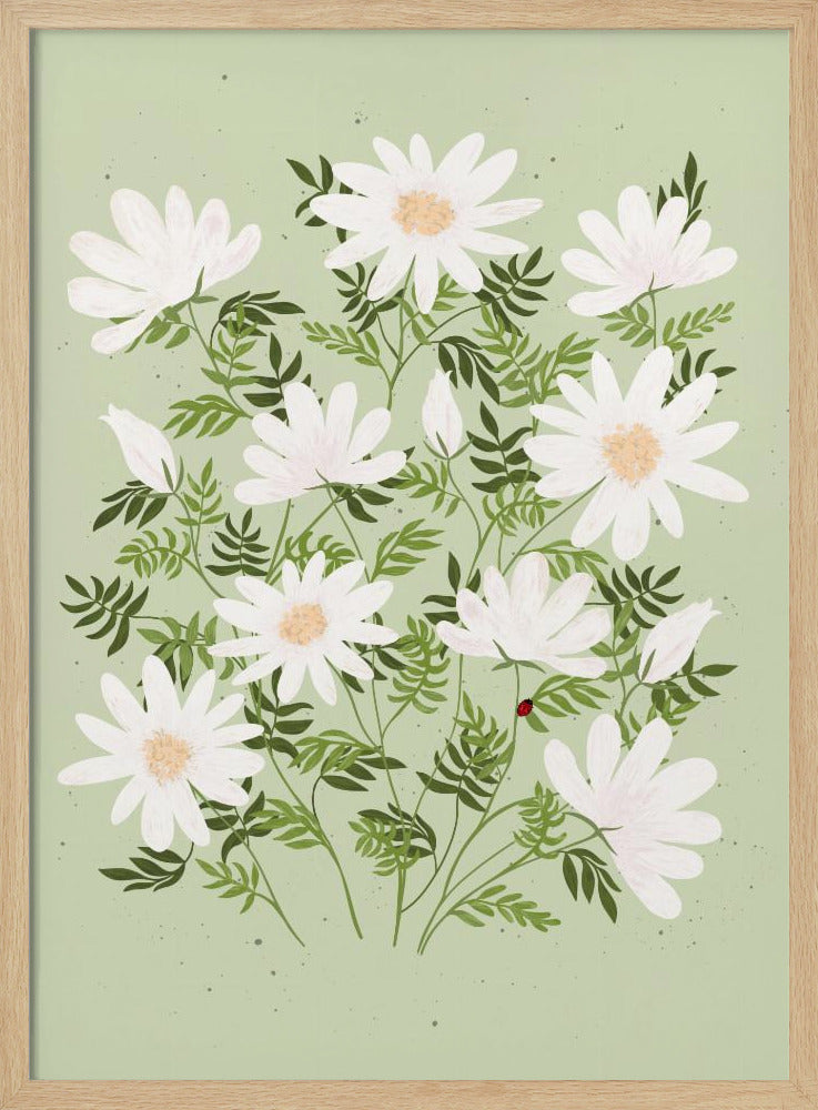 Marienkäferblumen | Poster