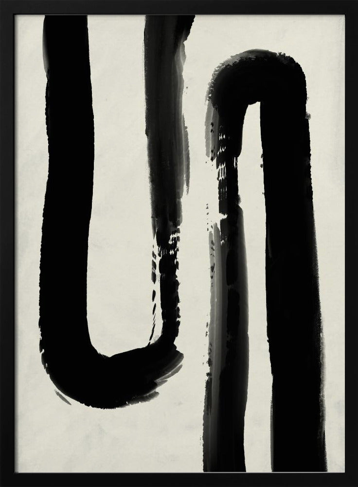 Monochromer Fluss | Poster