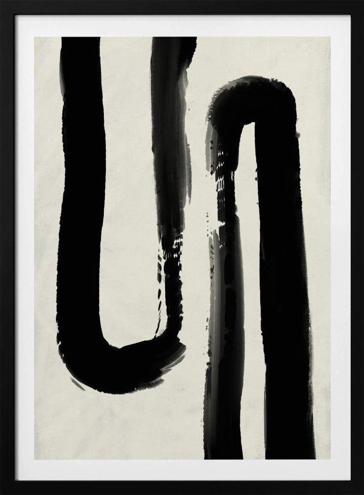 Monochromer Fluss | Poster