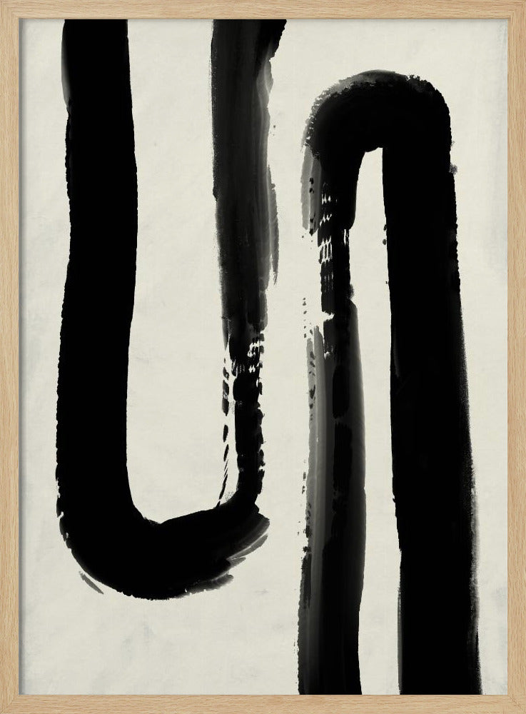 Monochromer Fluss | Poster