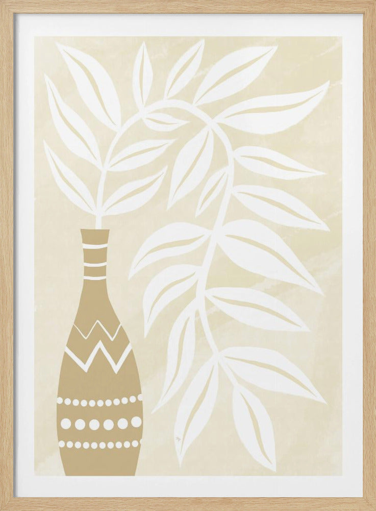 Vase Pflanze | Poster