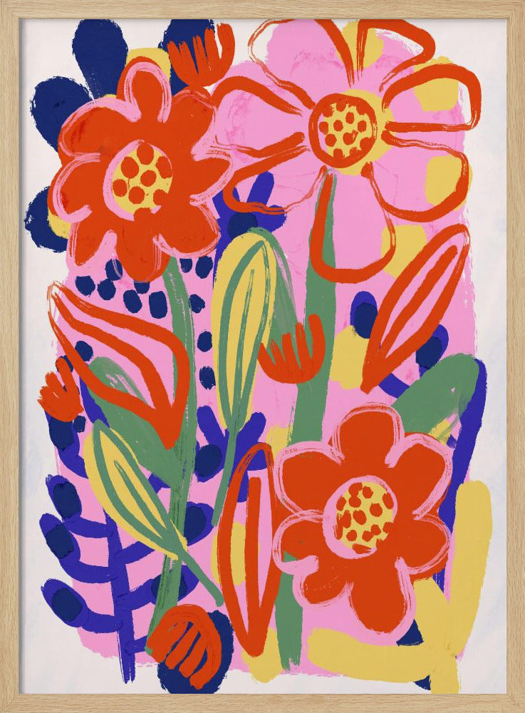 Floraler Freudenausbruch | Poster