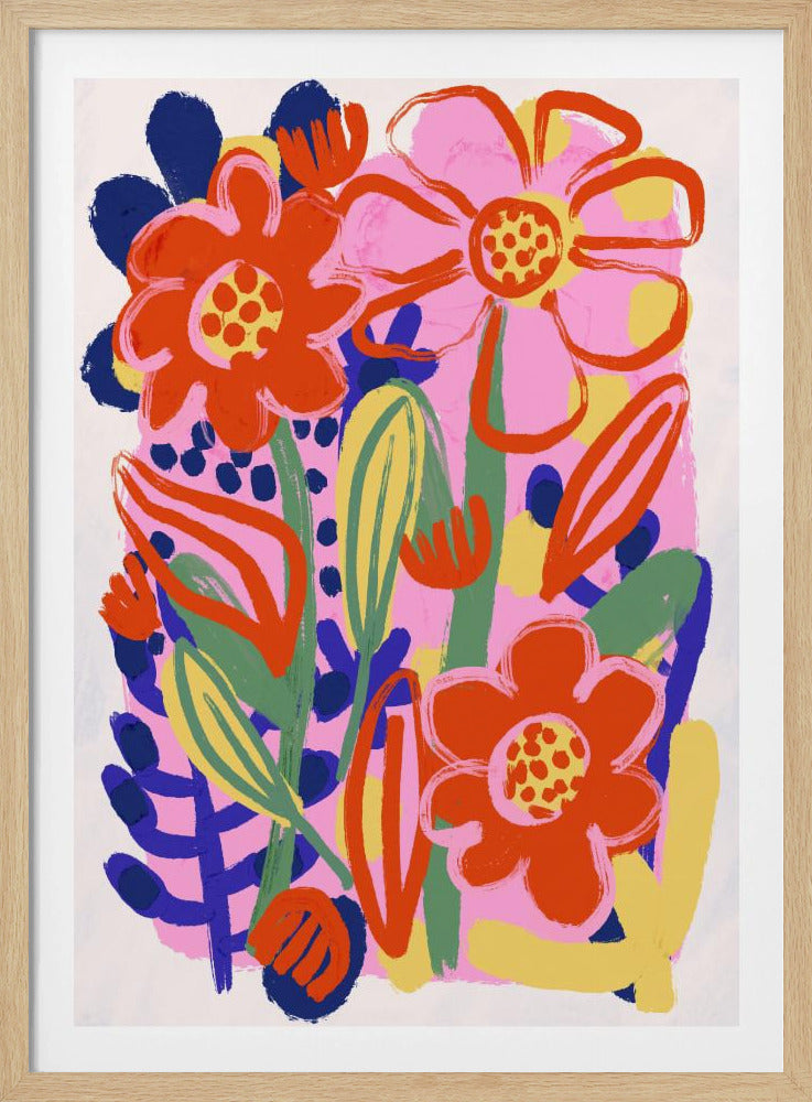 Floraler Freudenausbruch | Poster