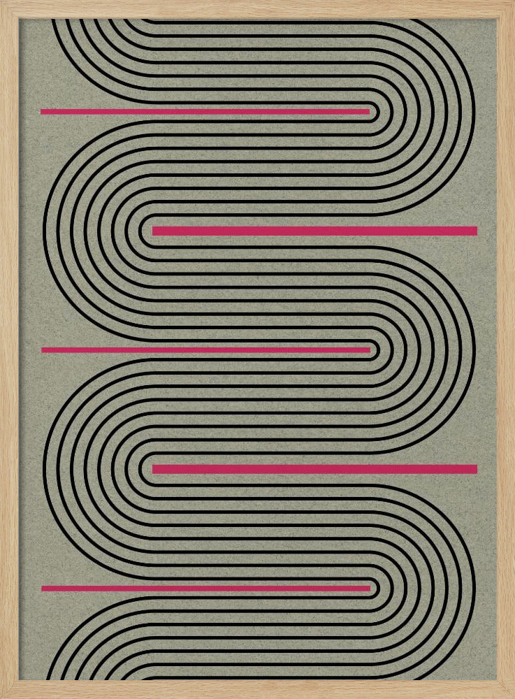 Endloses Kurvenlabyrinth | Poster